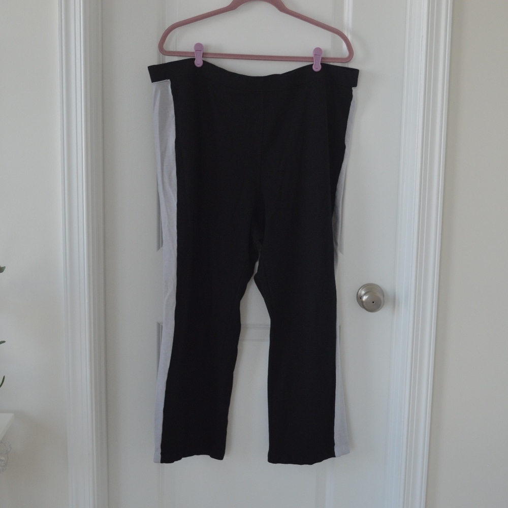 Black and Grey Tuxedo Stripe Pants
